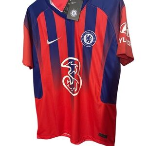 Nike Chelsea FC Red and Blue Jersey